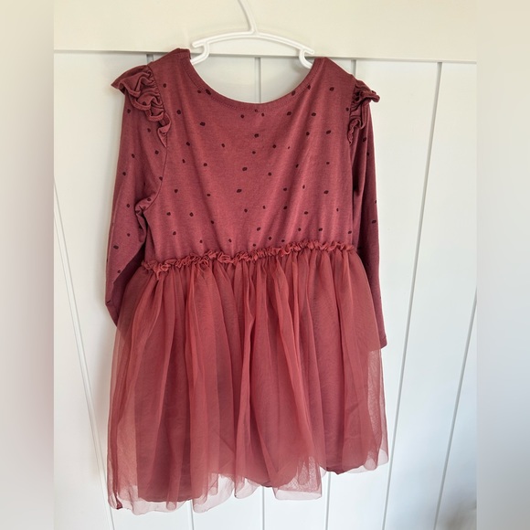 Little Earthlings dusty rose tutu dress. - Picture 3 of 3